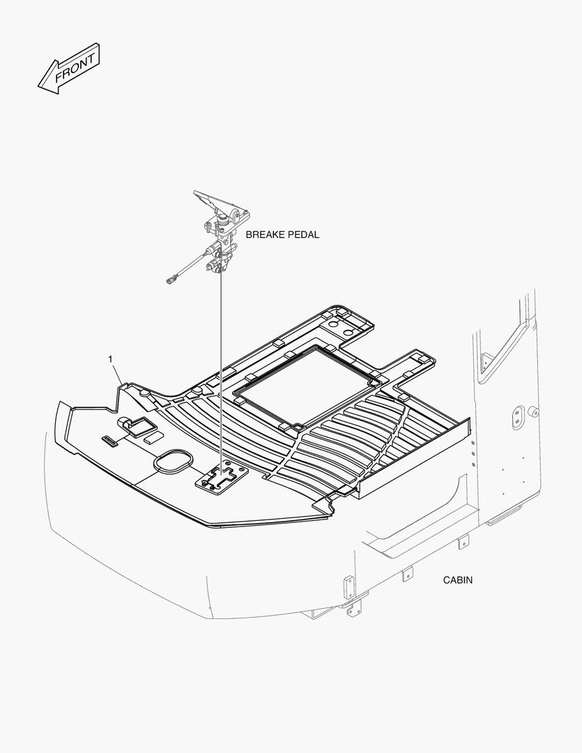 O AUXILIARY BRAKE PEDAL [10081~]