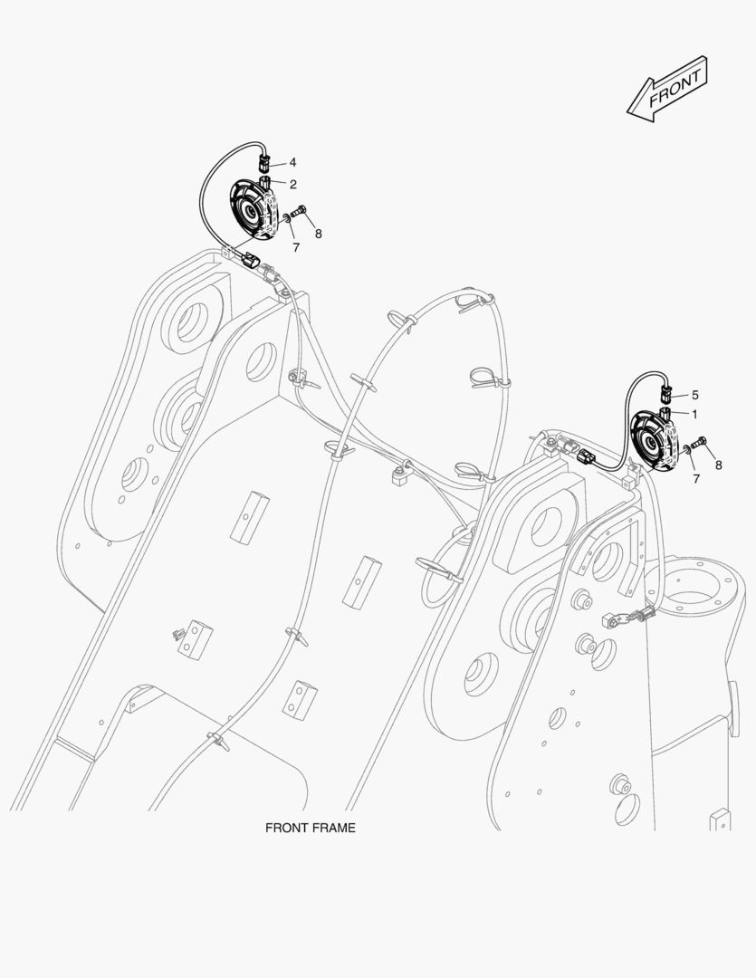 5330 ELECTRIC PARTS - FRONT(EUROPE) купить в СПб