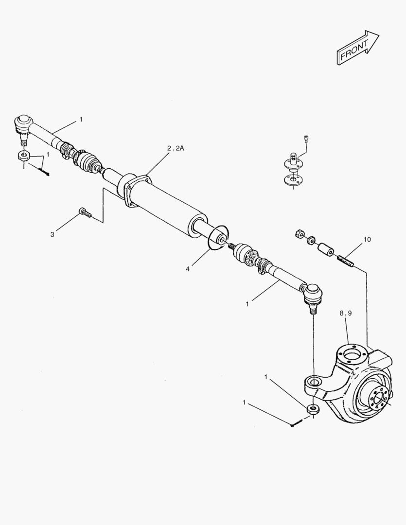 4410 FRONT AXLE(5) [5001~7111] купить в СПб