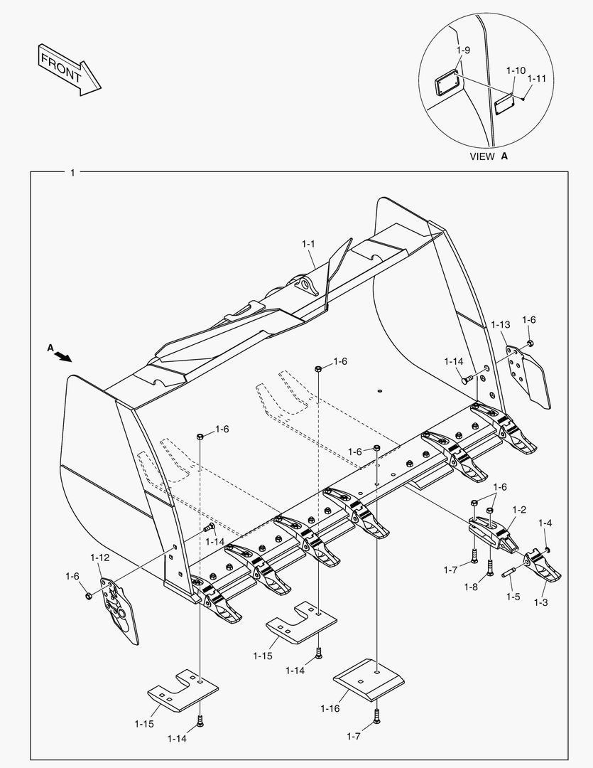 5240 BUCKET-3.7гЋҐ-SEGMENT(MH)