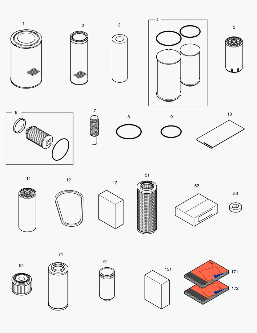 4110 SPARE PARTS