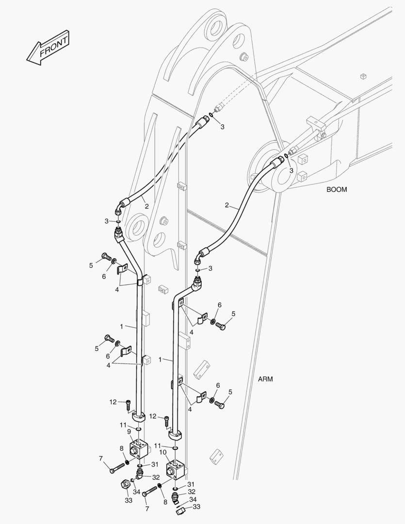 6300 ARM PIPING - ROTATING(ARM 2.75m) купить в СПб