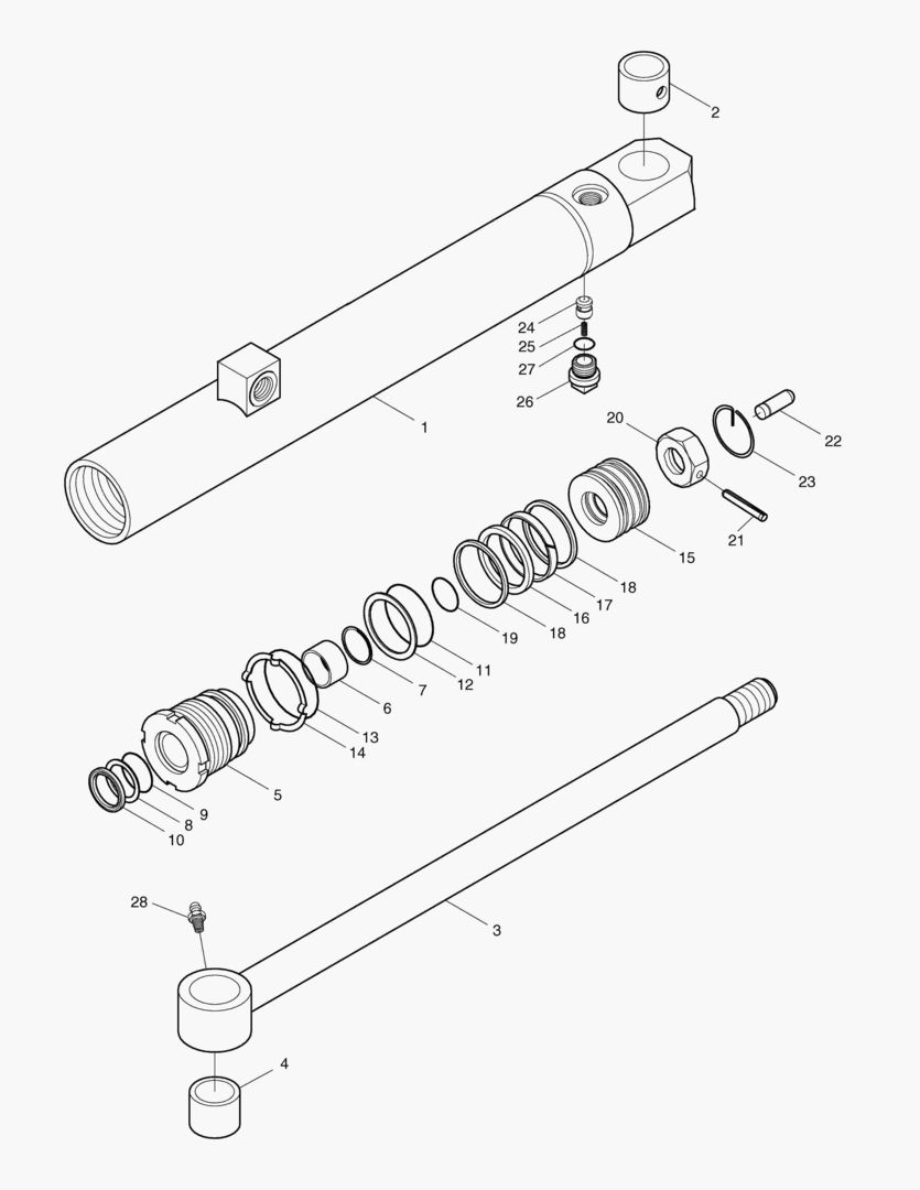 3461 STEERING CYLINDER [1069~] купить в СПб