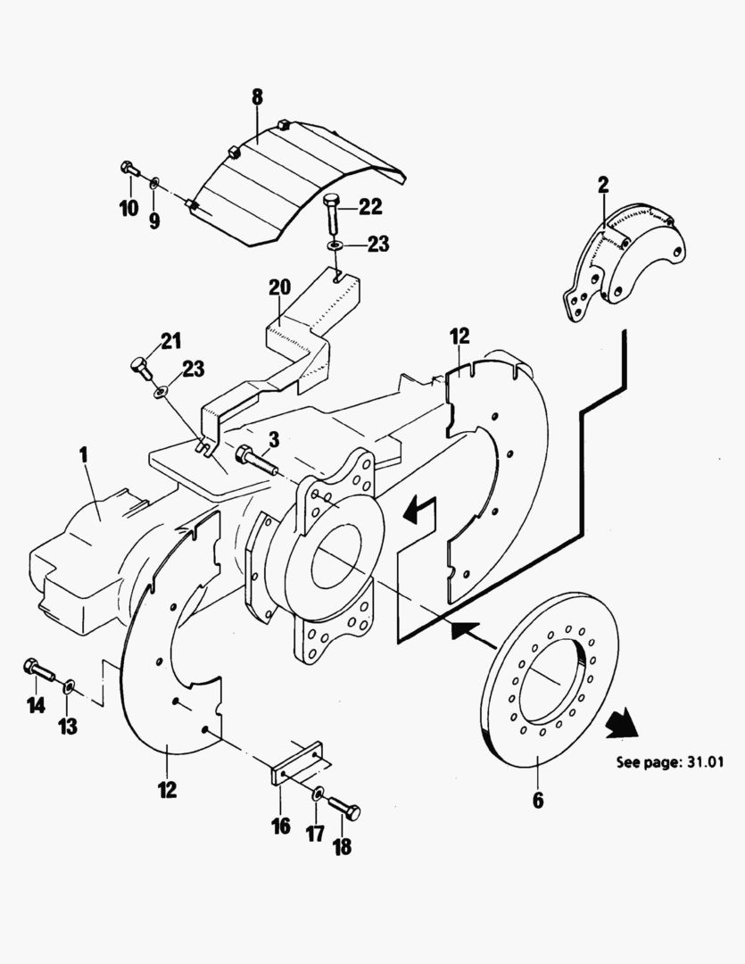 G032-3 BRAKE PROTECTION; FRONT купить в СПб