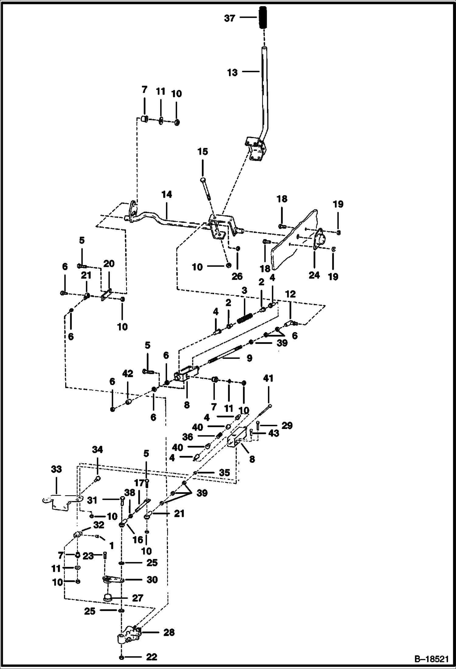 УСТРОЙСТВА РУЧНОГО УПРАВЛЕНИЯ (ПРАВАЯ СТОРОНА) (СЕРИЙНЫЙ НОМЕР 503729870-503734222, 503750000-503759999 И 503785000 И ВЫШЕ) купить в СПб