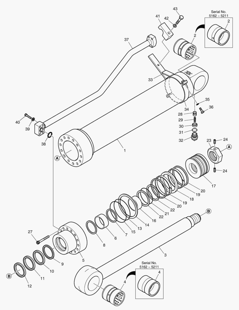 4352 ARM CYLINDER [5162~] купить в СПб