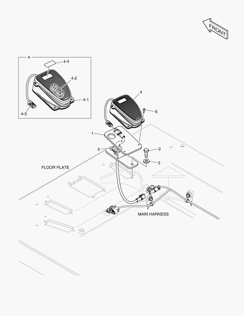 7750 ELECTRIC PARTS - PEDAL(BREAKER) купить в СПб