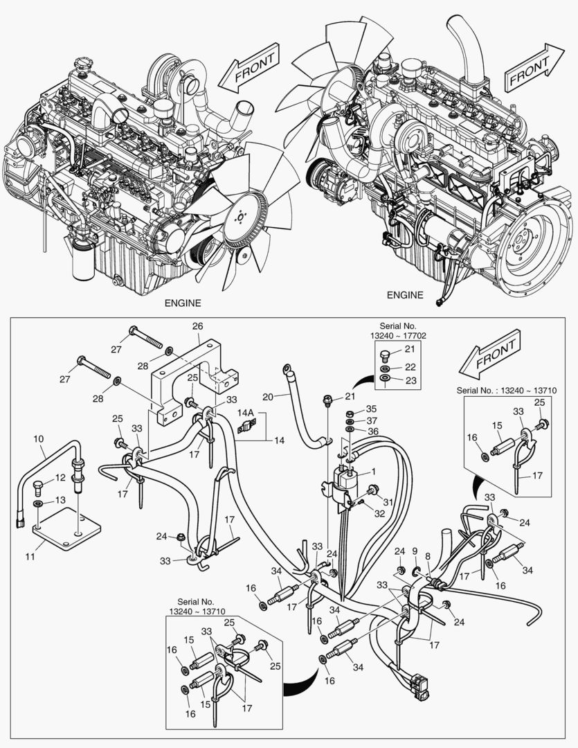 7150 ELECTRIC PARTS - ENGINE(ALTERNATOR-50A) купить в СПб
