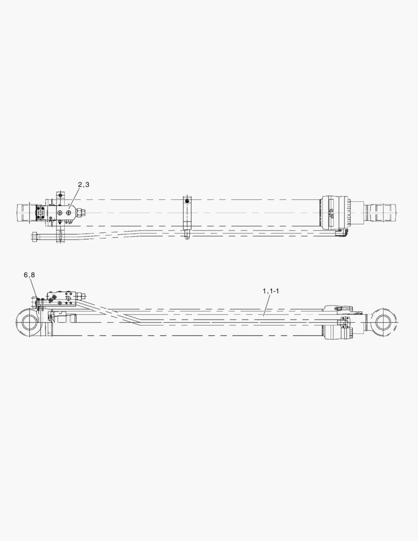 3140 ARM CYLINDER