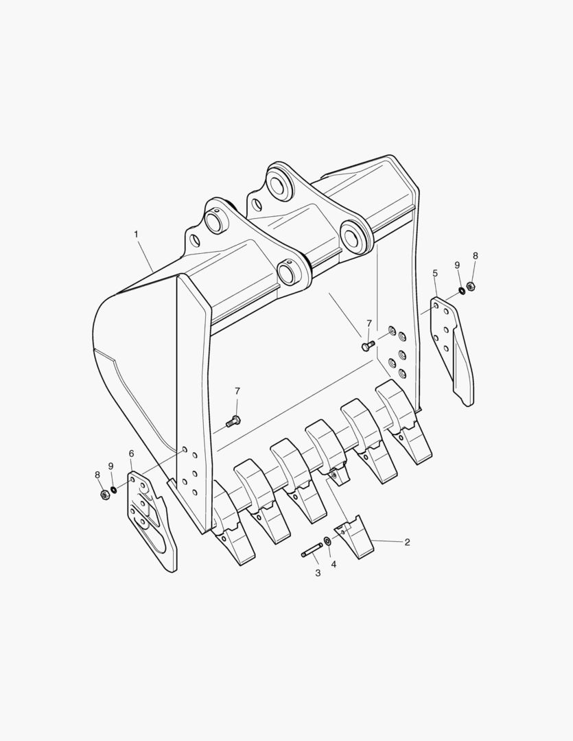 6140 BUCKET-1.17mВі