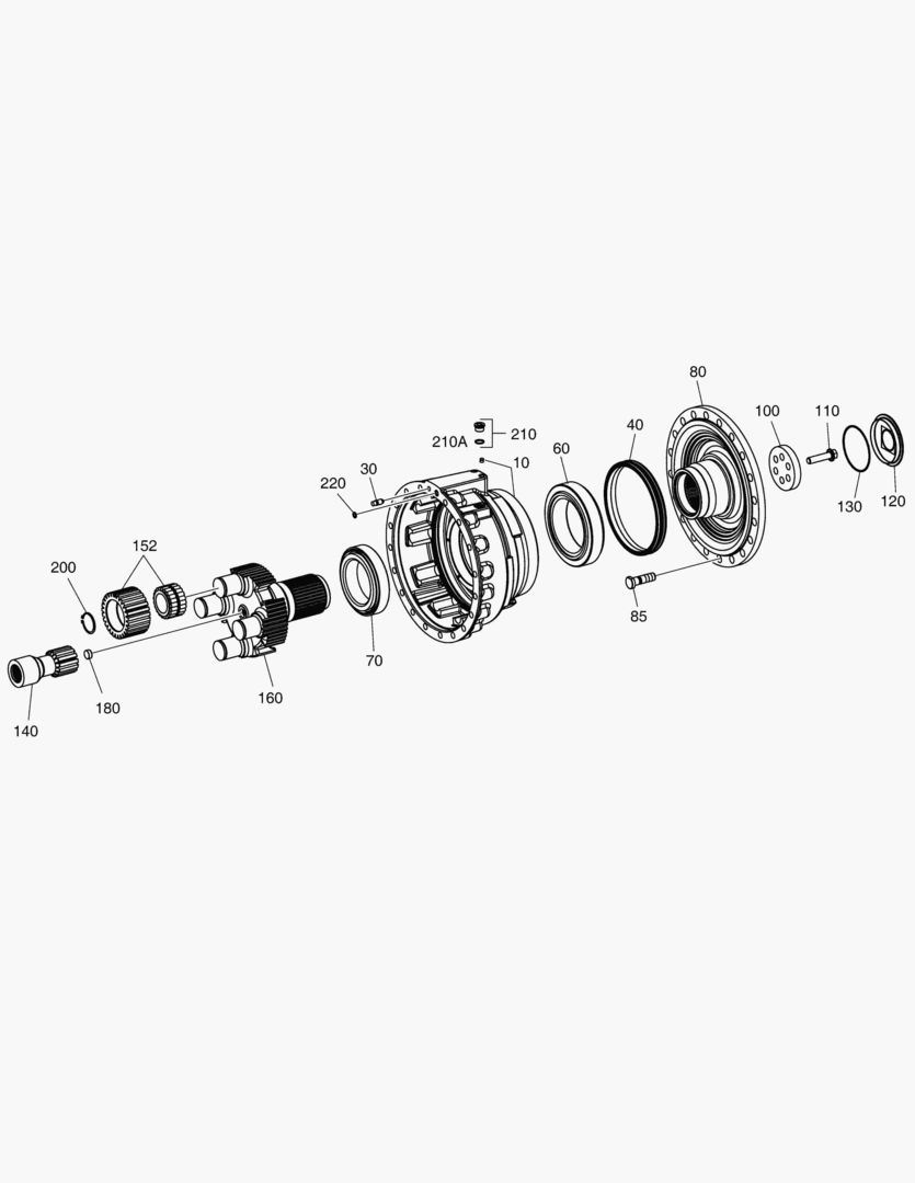 ВТОРИЧНЫЙ ВАЛ - ПЕРЕДНЯЯ ОСЬ купить в СПб