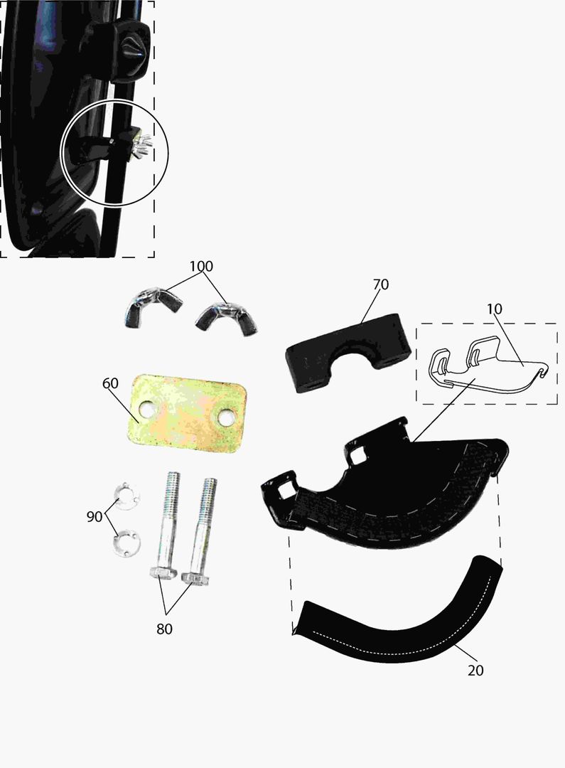 G500-76 DAMPER SET FOR MIRROR купить в СПб
