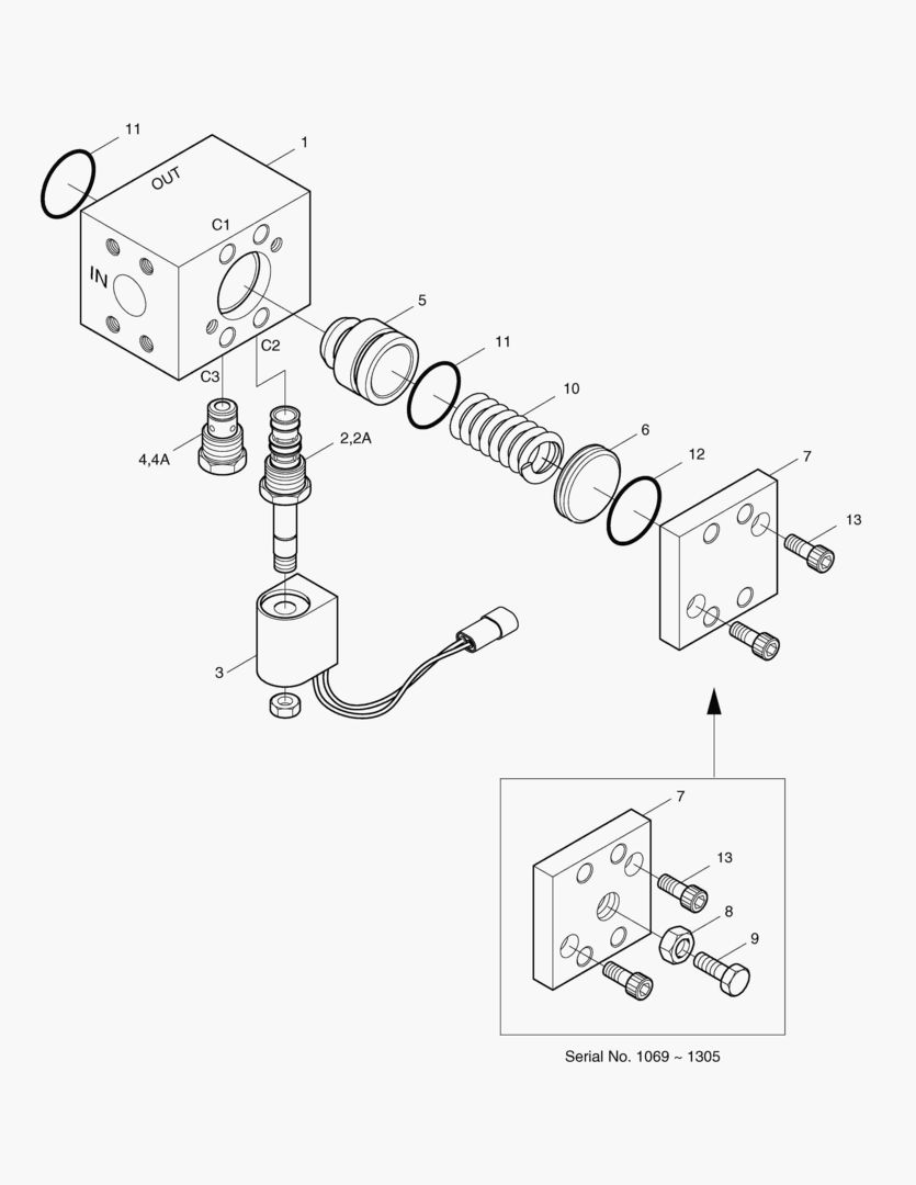 3481 SOLENOID VALVE FOR LIS. [1069~] купить в СПб
