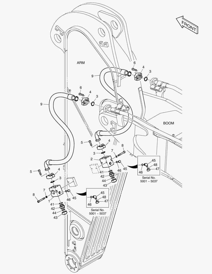 6600 ARM PIPING - ONE & TWO WAY(ARM 2.9m) купить в СПб