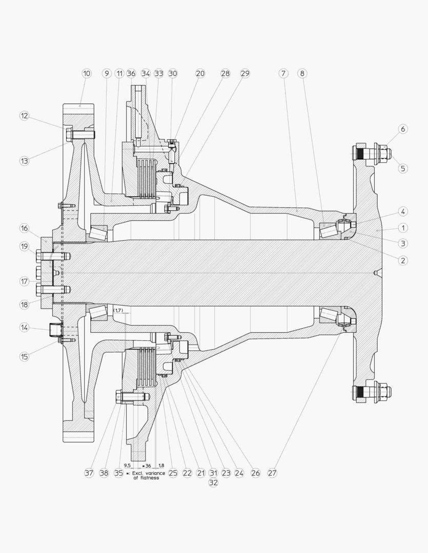 G090-16 WHEEL HUB ASS`Y [810241~810268]