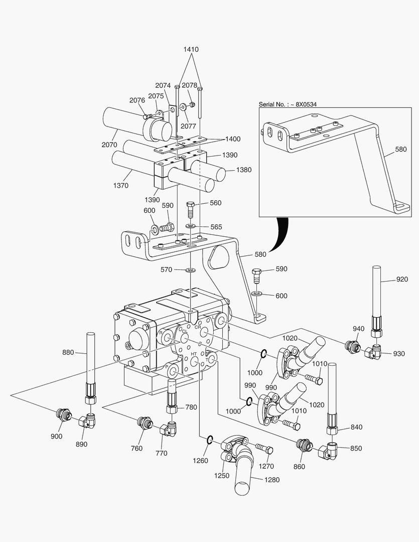 G190-26 STEERING VALVE [~8X0549]