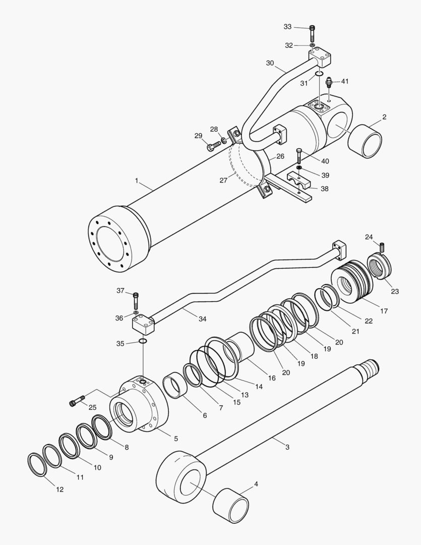 4230 BOOM CYLINDER - L.H. [5001~5352]