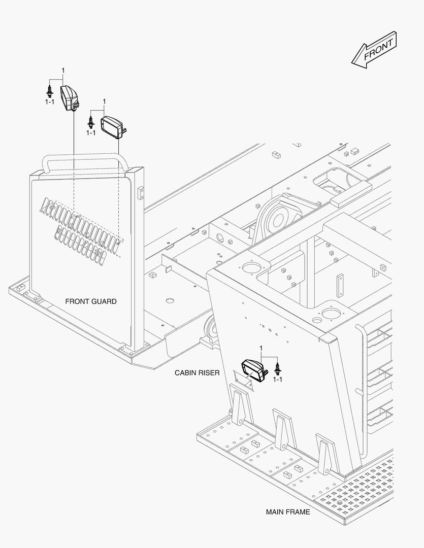 6490 FRONT VIEW LAMP(HALOGEN) - OREGON CABIN купить в СПб