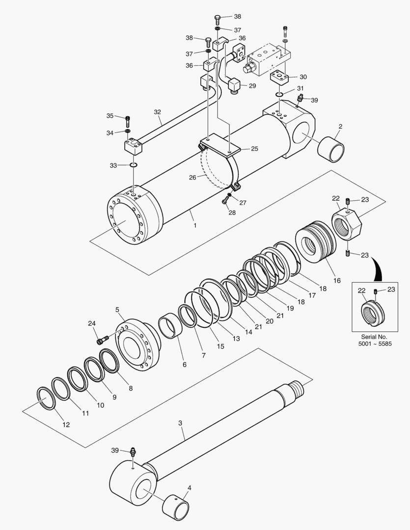 4380 ARTI BOOM CYLINDER - LOCK VALVE [5001~5593] купить в СПб