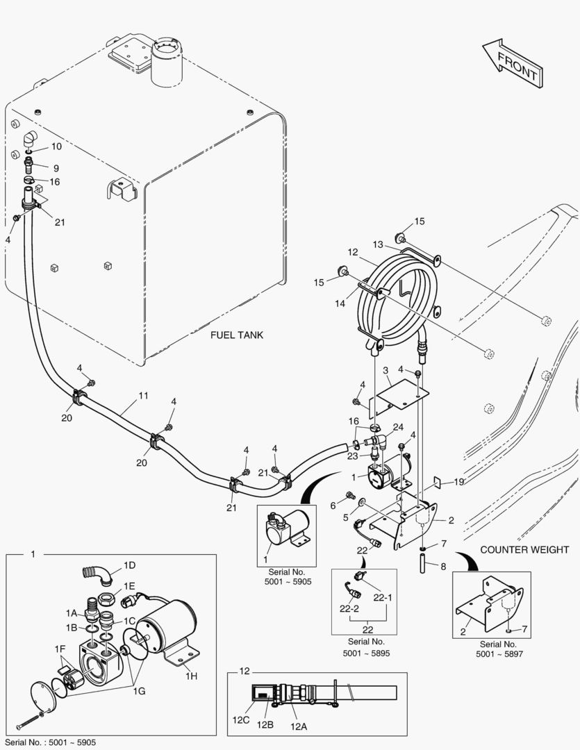 1220 FUEL FILLER PUMP купить в СПб