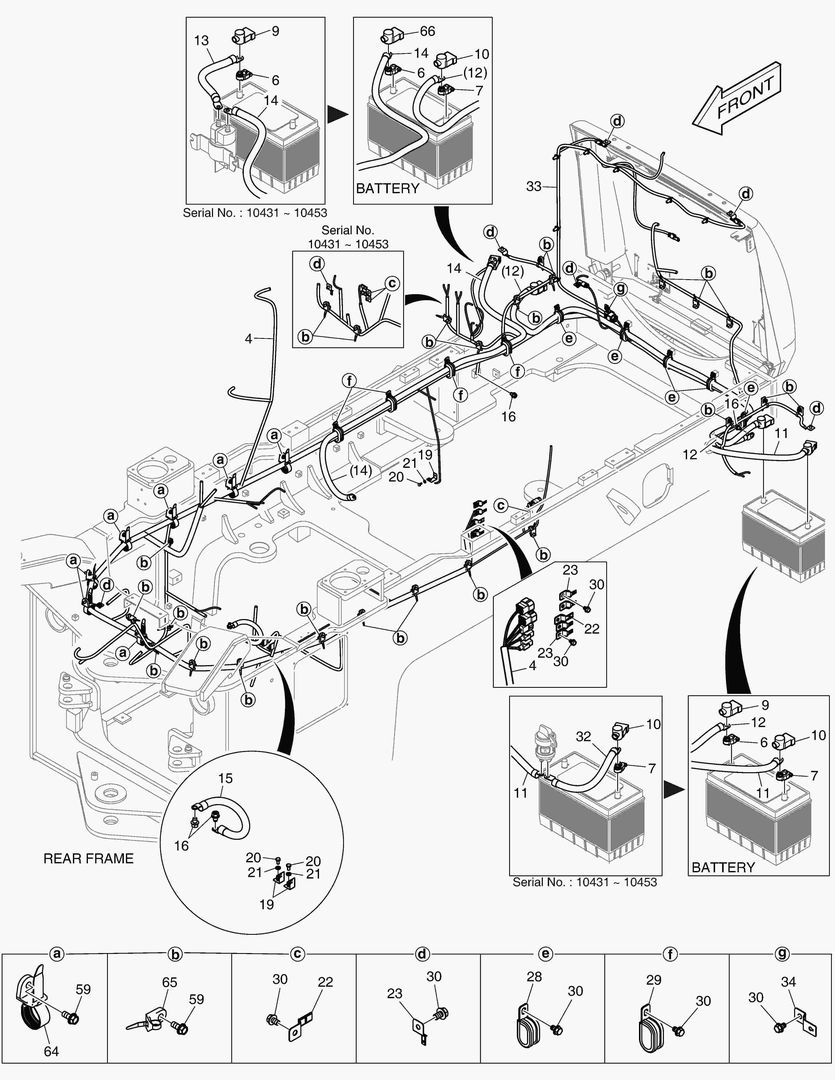 1461 ELECTRIC PARTS(3) - WIRING [10431~] купить в СПб