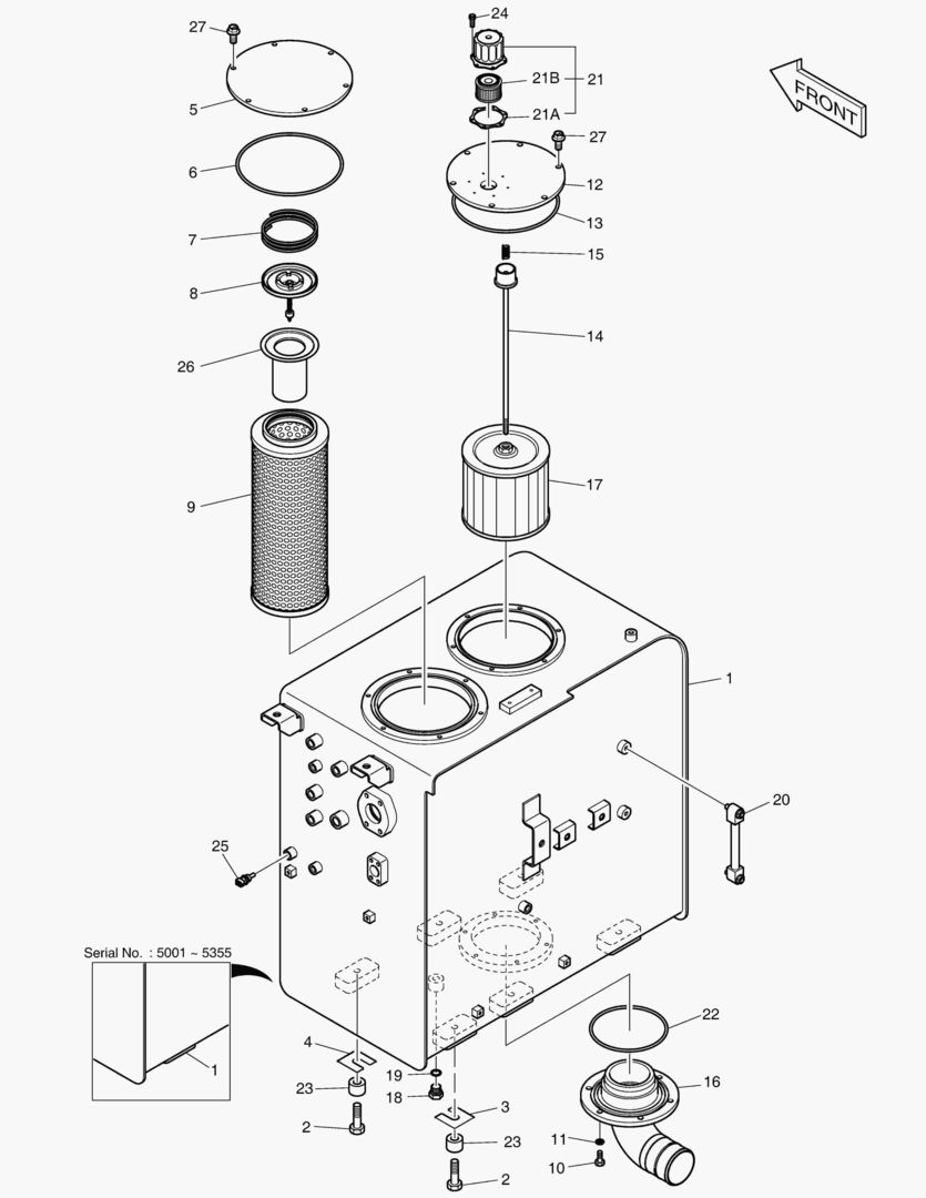1220 OIL TANK [5001~7674] купить в СПб