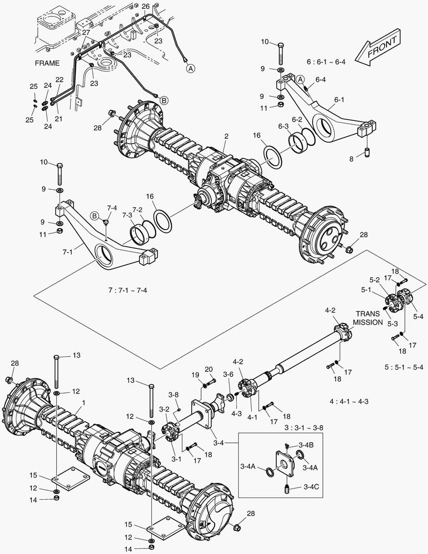 1140 AXLE & DRIVE SHAFT купить в СПб