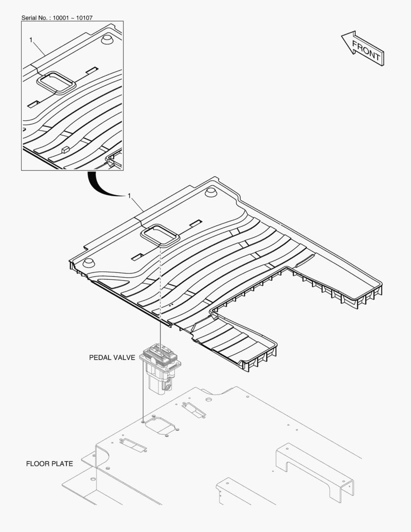 6990 FLOOR MAT(OREGON CABIN)-TWO WAY