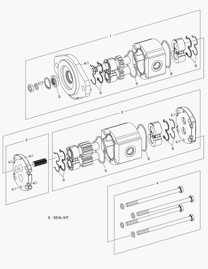 4690 GEAR PUMP - STEERING [1001~1009] купить в СПб