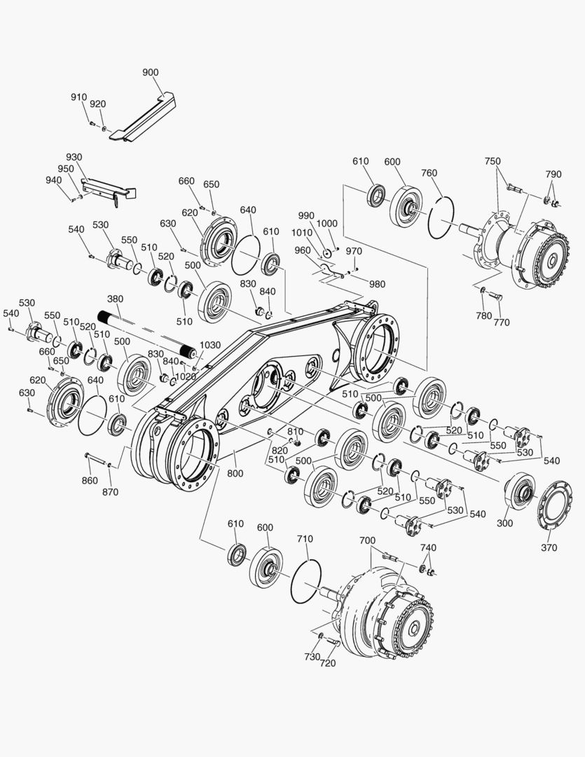 G090-30 TANDEM HOUSING ASSY