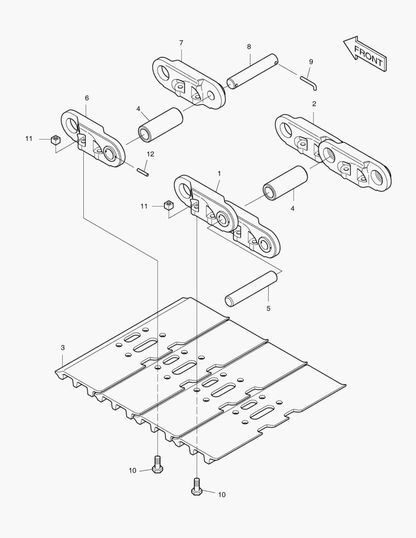 6320 TRACK SHOE - 400mm [1001~1265]