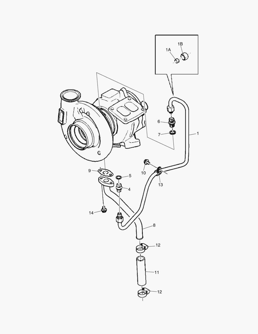 G010-36 LUBRICATION TURBOCHARGER купить в СПб