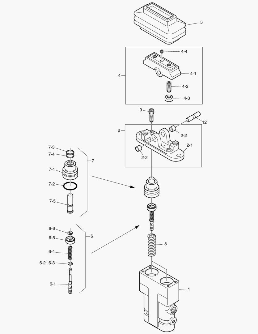 4280 PEDAL VALVE