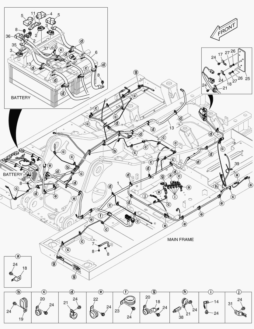 7741 ELECTRIC WIRING - ROPS [7749~] купить в СПб