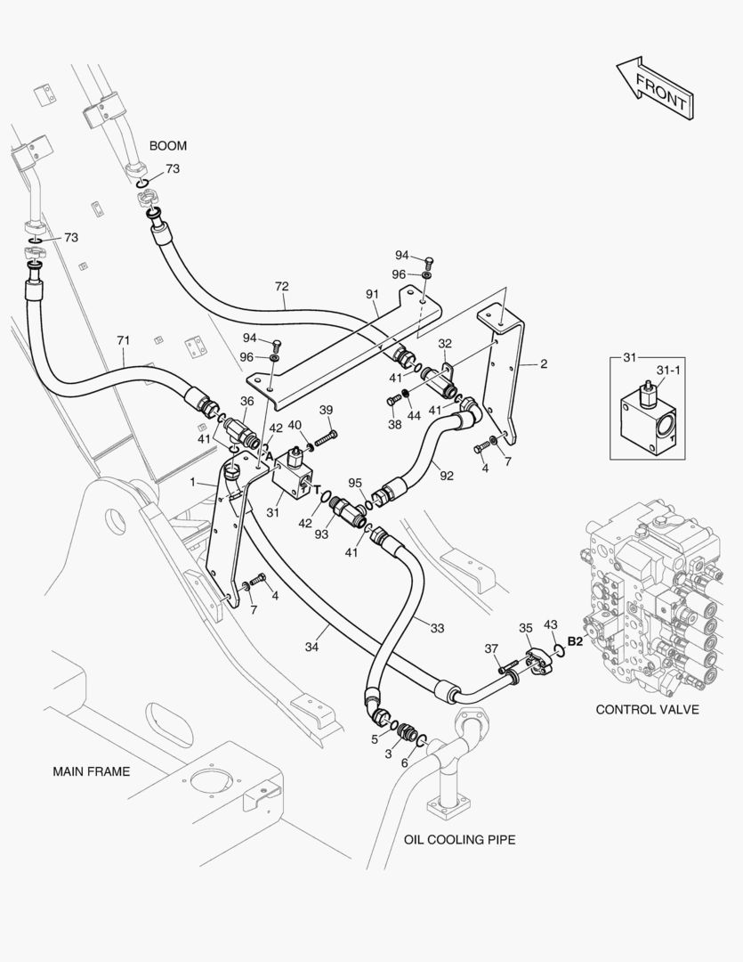 6140 MAIN PIPING - ONE WAY [1001~1008] купить в СПб