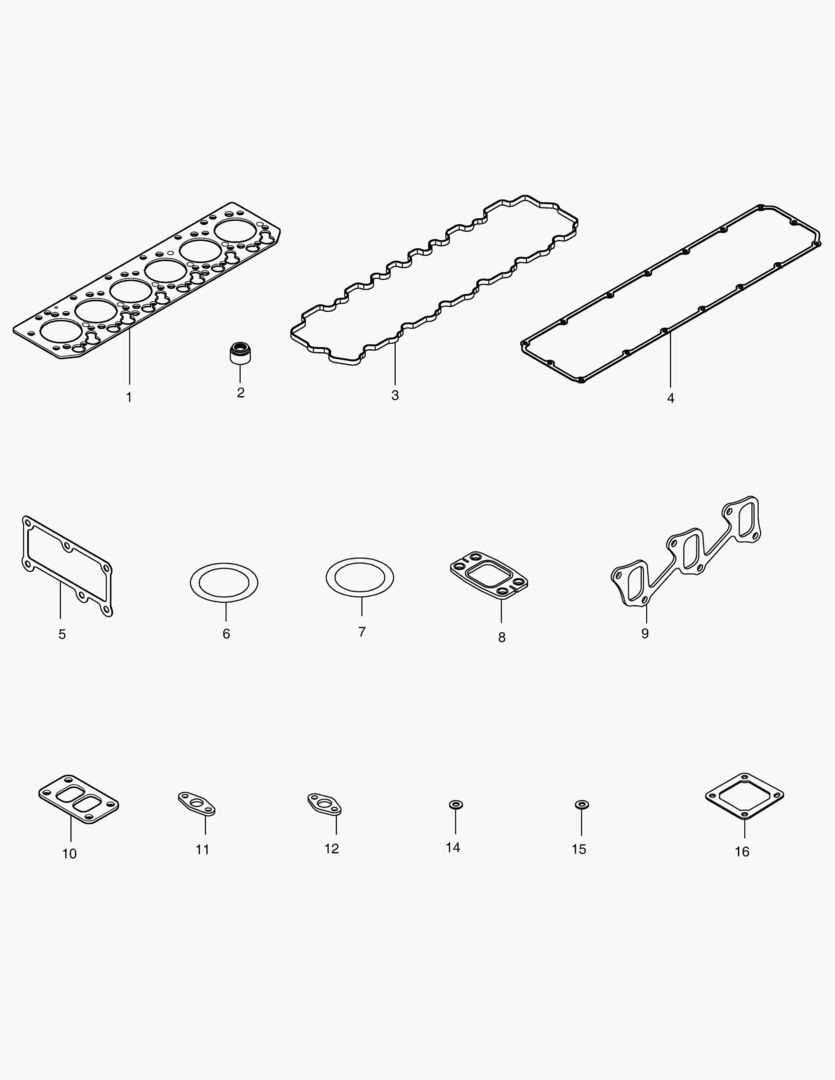 041 OVERHAUL GASKET KIT - TOP купить в СПб