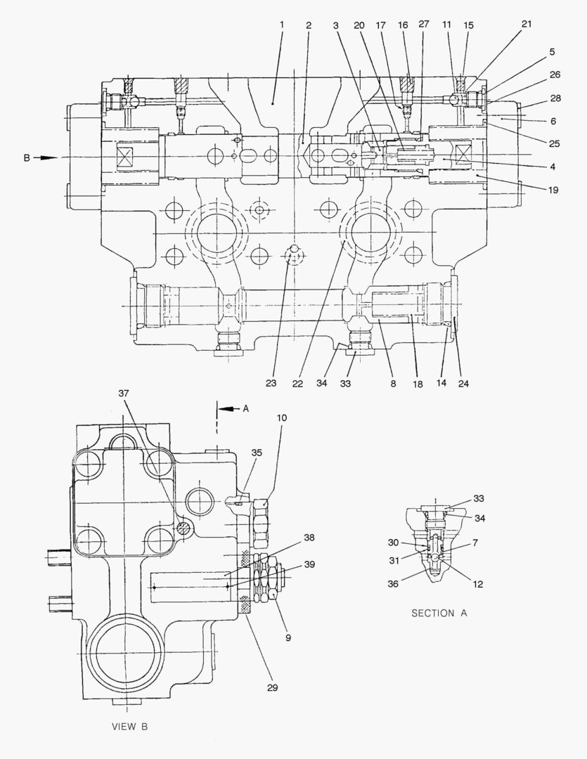 4230 COUNTER BALANCE VALVE-TRAVEL MOTOR [1001~1041]