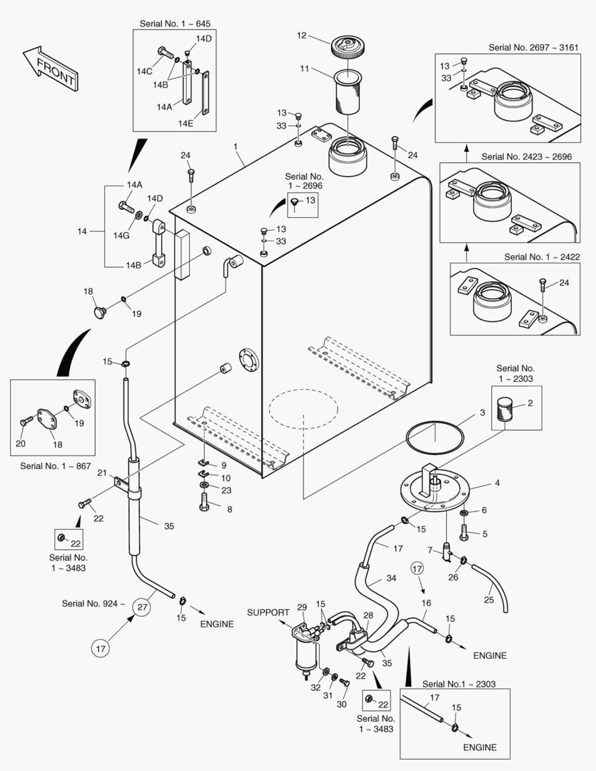 1170 FUEL TANK