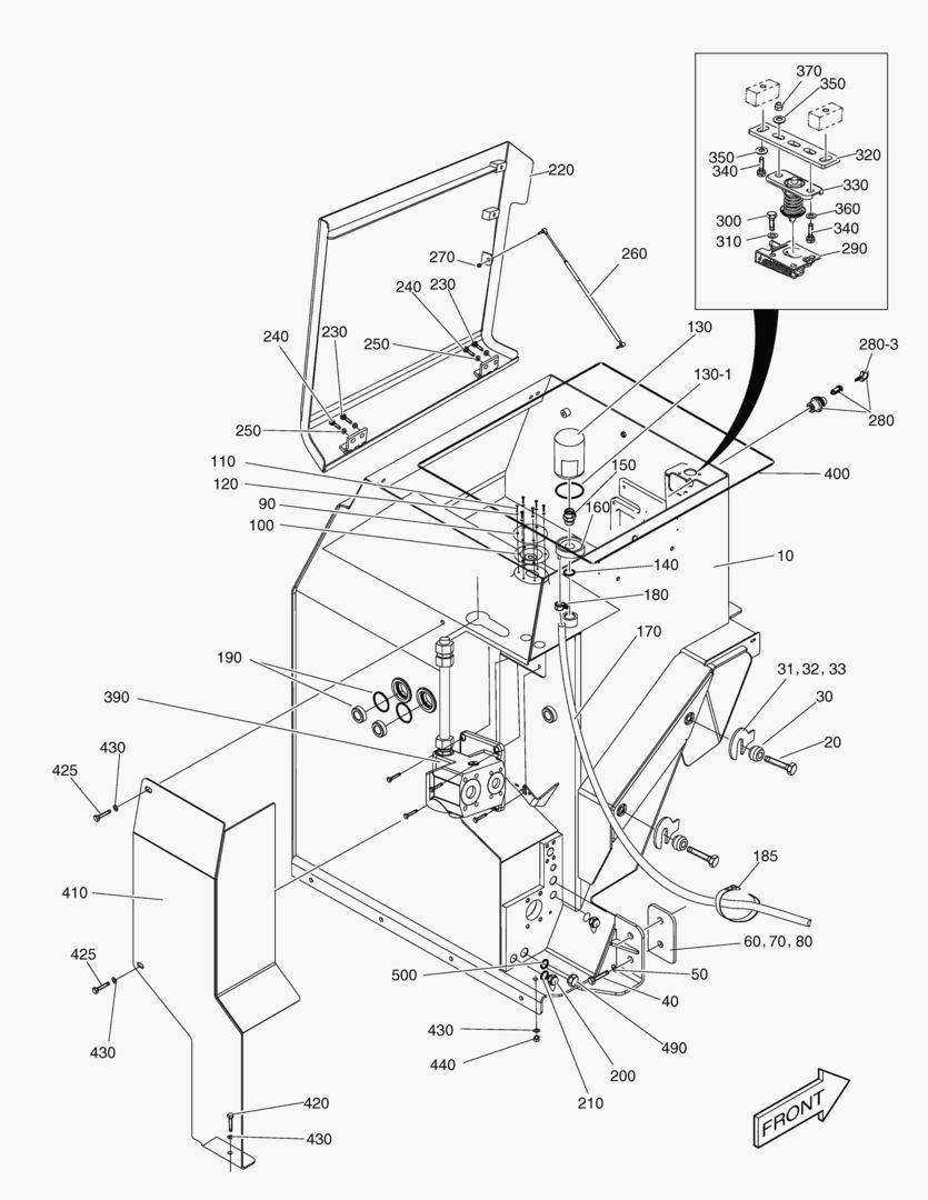 G200-10 HYDRAULIC TANK
