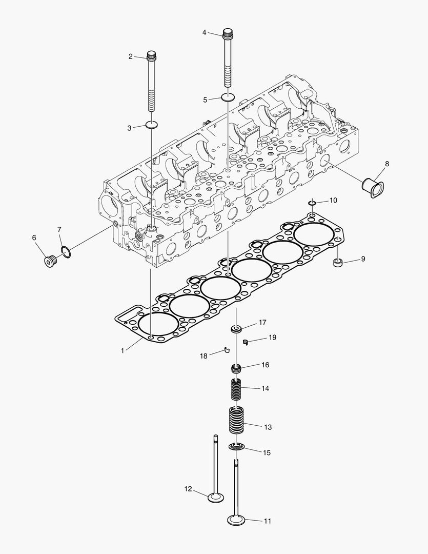 019 CYLINDER HEAD (2) купить в СПб