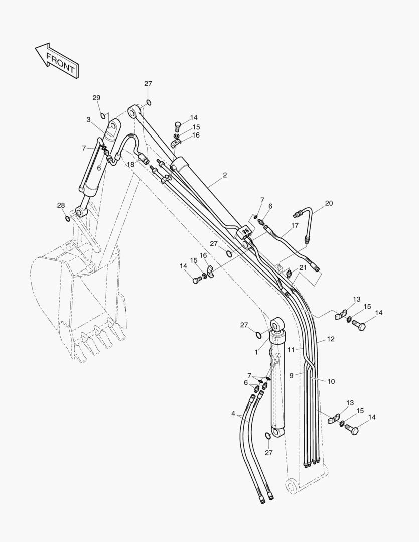 3130 FRONT PIPING