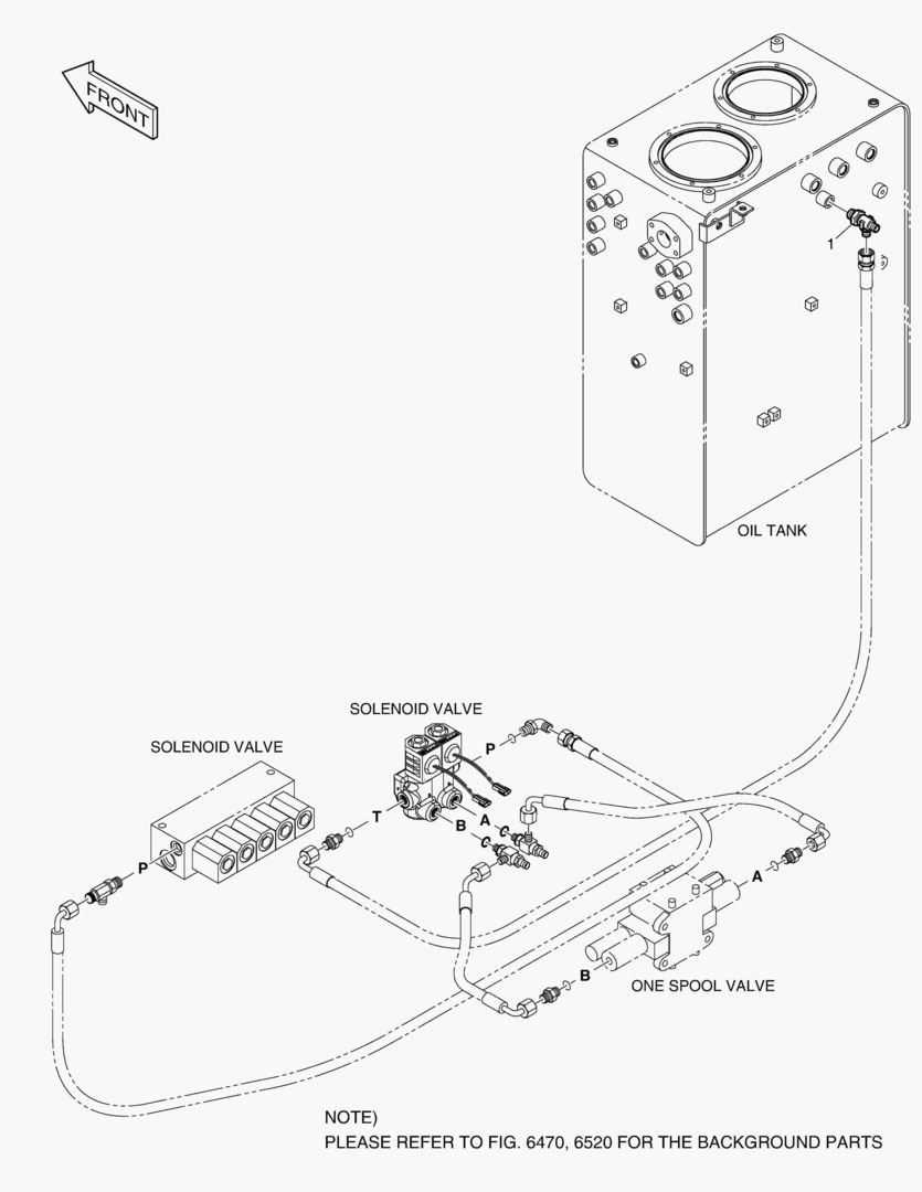 6525 PILOT PIPING - ROTATING + QUICK CLAMP