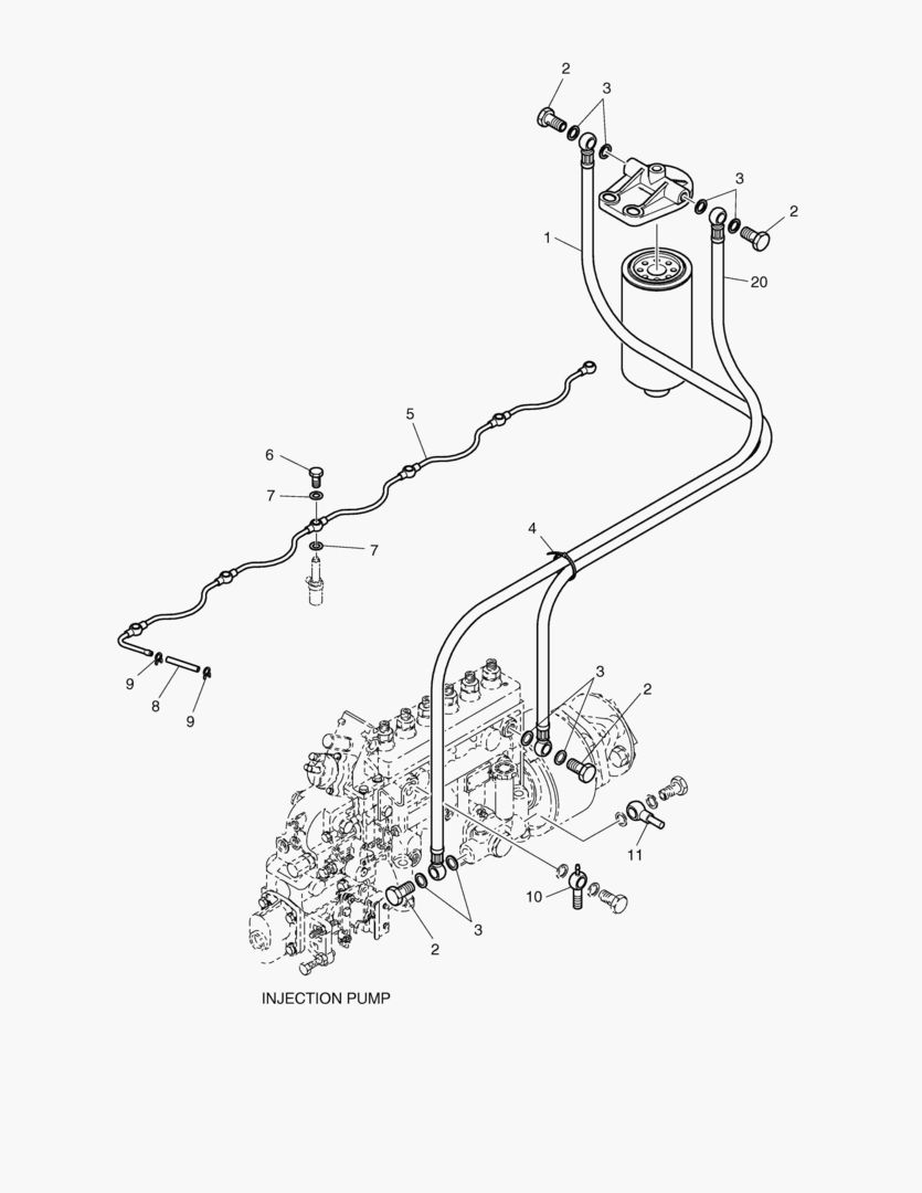 320 FUEL PIPE купить в СПб