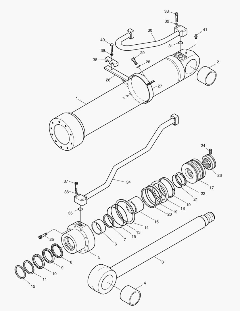 4230 BOOM CYLINDER - R.H [5001~5593] купить в СПб
