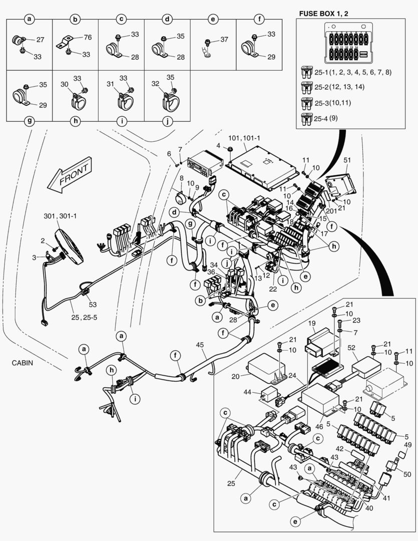 7710 ELECTRIC PARTS - CABIN(ROPS) [5001~5060] купить в СПб