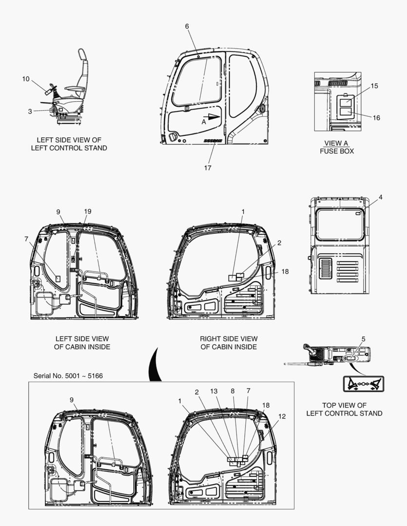 5120 DECAL - CABIN(EUROPE) [5001~6954]