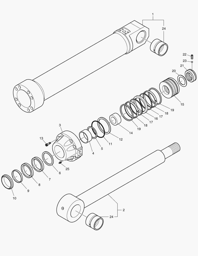 4310 ARM CYLINDER - BOOM 6.65m [5001~5050]