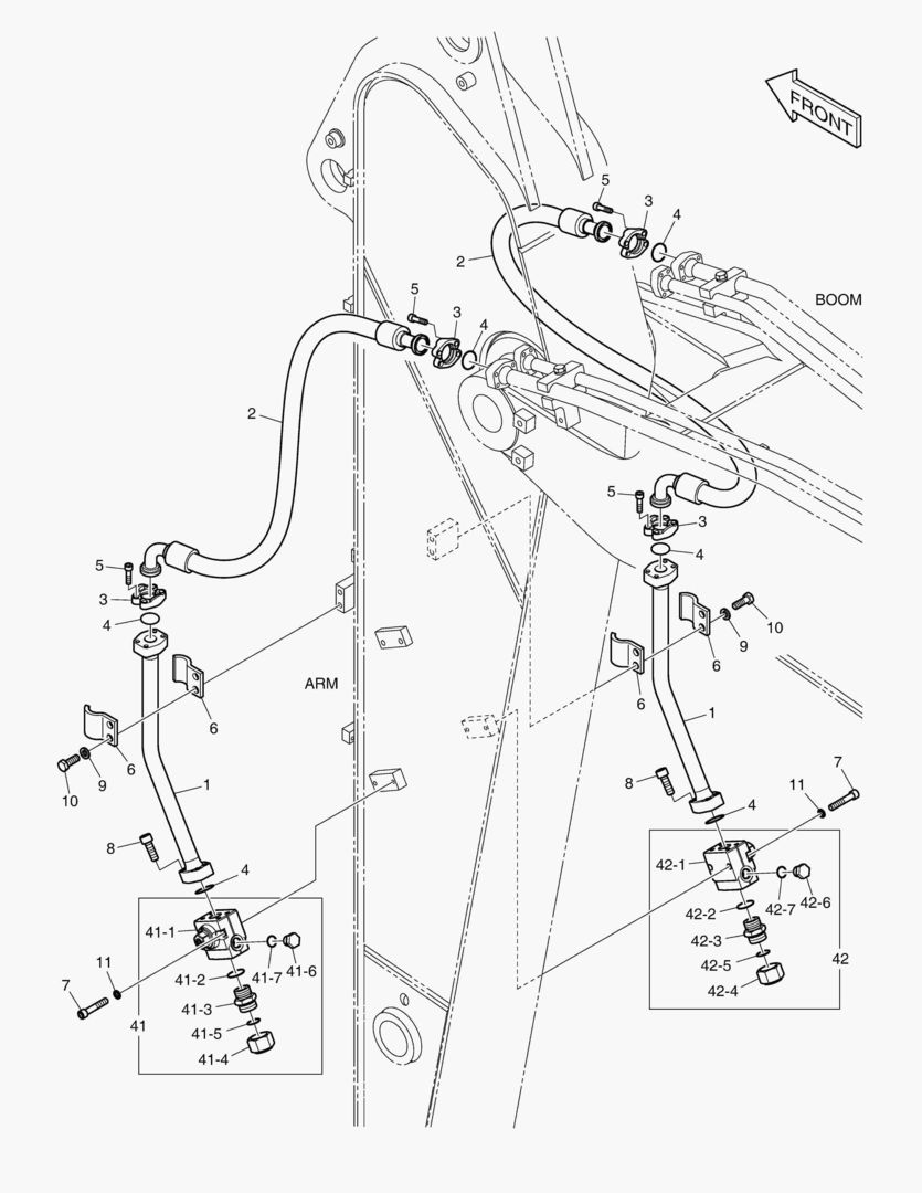 6670 ARM PIPING - ARM 2.4m(ONE & TWO WAY) купить в СПб