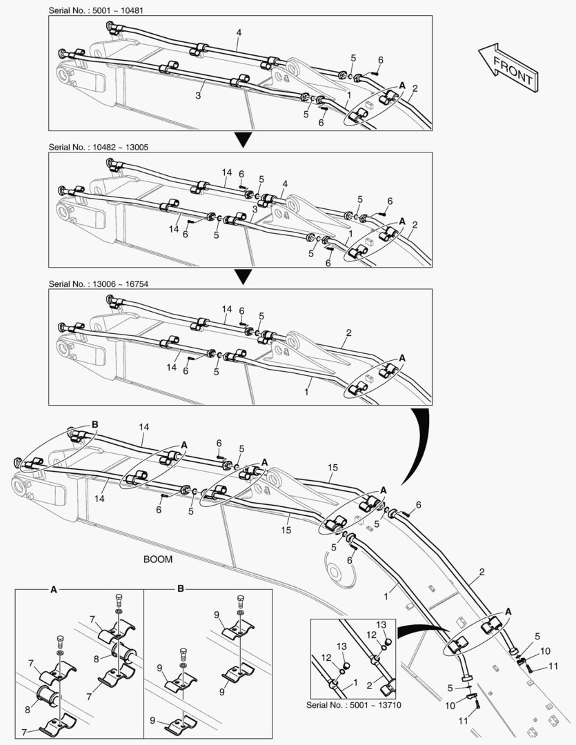 6180 BOOM PIPING - BOOM 5.7m(ONE & TWO WAY) купить в СПб