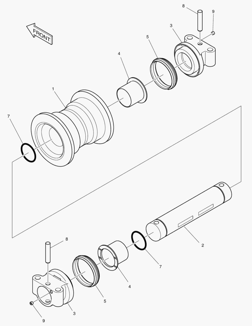 2150 LOWER ROLLER [5001~10017]
